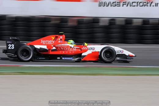 2008-04-26 Monza 1425 Formule Renault 3.5 Series - James Walker